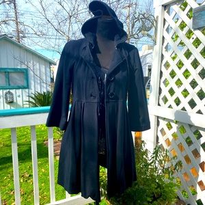 I•N•C Pouf Jacket w Zip-Off Hood. Fully Lined. Charming!🌷